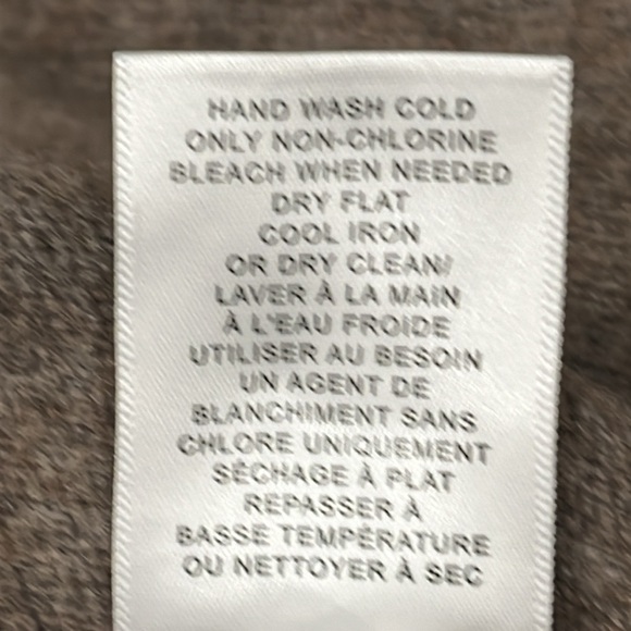 Banana Republic Lambswool Peacoat Buttoned Cardigan Sweater in Brown Pink M - Picture 12 of 12